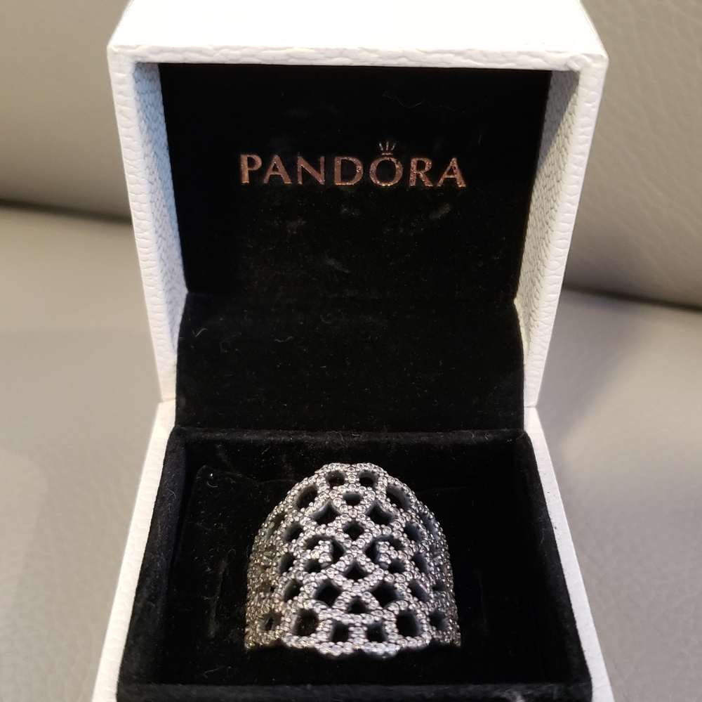 Pandora lace ring size 8